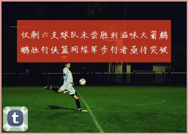 仅剩六支球队未尝胜利滋味火箭鹈鹕独行侠篮网绿军步行者亟待突破困境